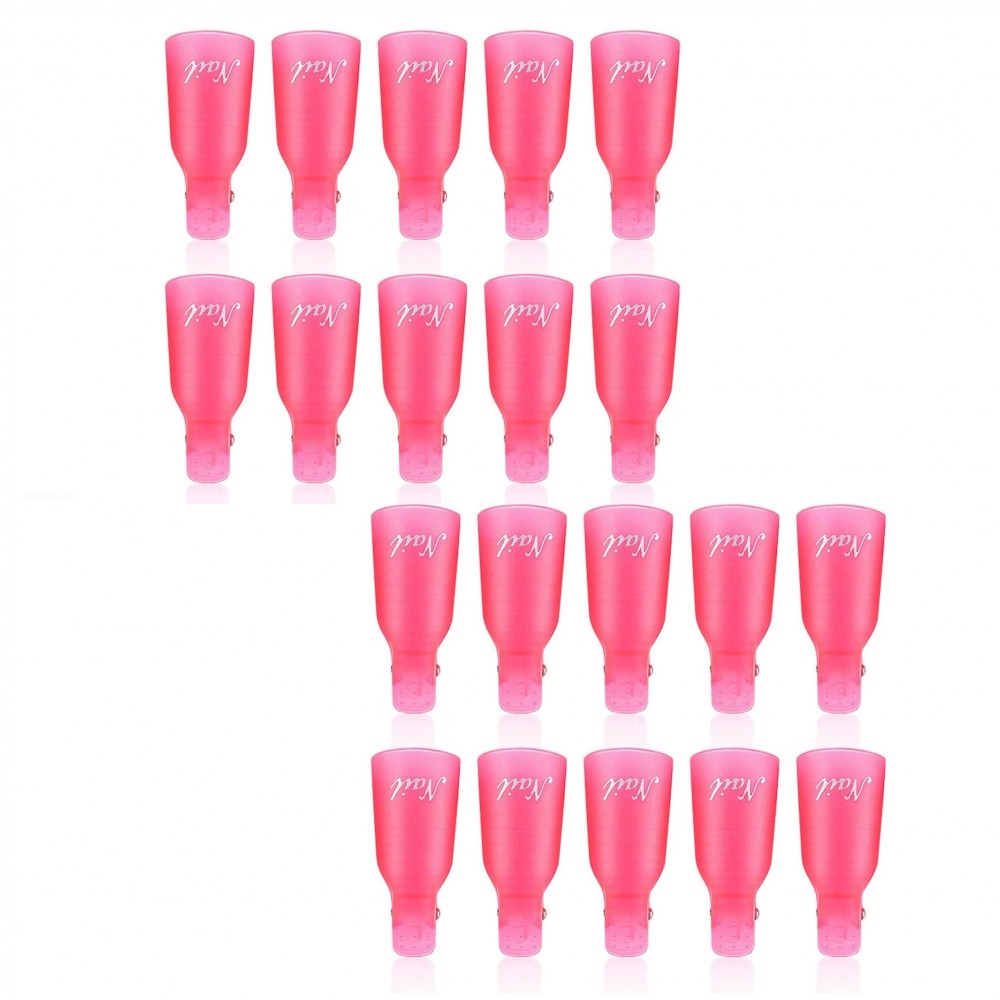 Kit 20 uds Removedor de gel Clip y Gel Polish...