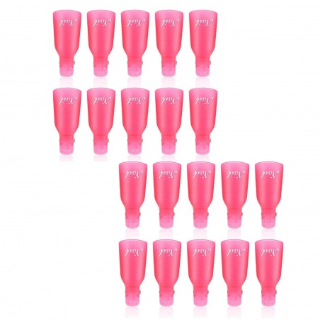 Kit 20 uds Removedor de gel Clip y Gel Polish 3422 para Nail Art Nails