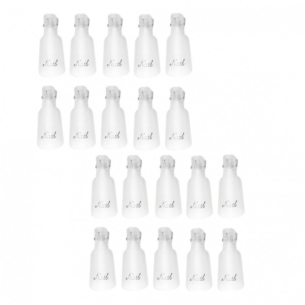 Kit 20 uds Removedor de gel Clip y Gel Polish...