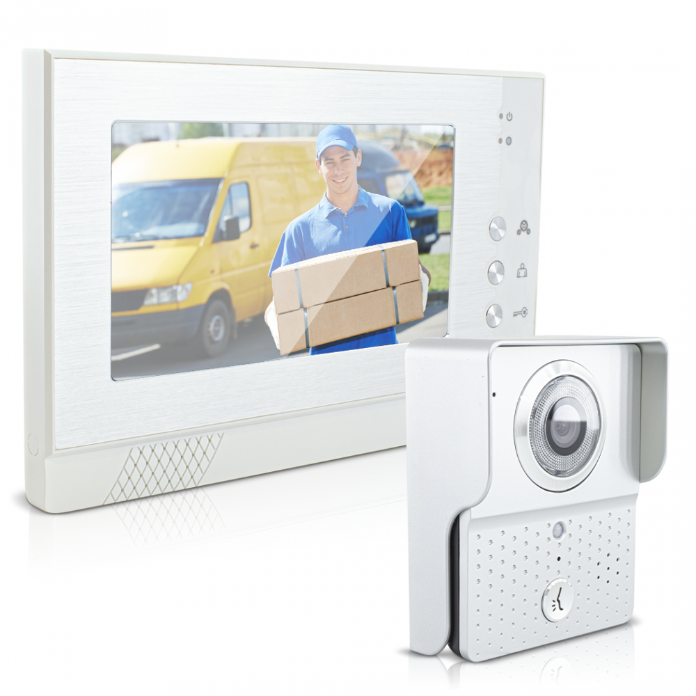 Videoportero unifamiliar Monitor 7 pulgadas 758447 Abridor de puerta con timbre