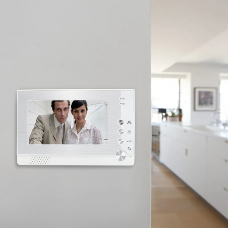 Videoportero unifamiliar Monitor 7 pulgadas 758447 Abridor de puerta con timbre
