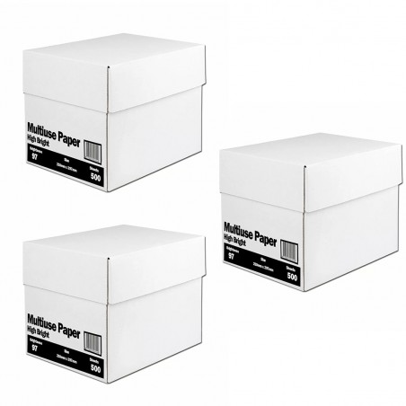 42757 Set 15 paquetes de papel Eins Universal Copy formato A4 500 hojas de 80 g