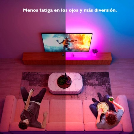 Luces LED RGB USB para TV con tira y control remoto para retroiluminación
