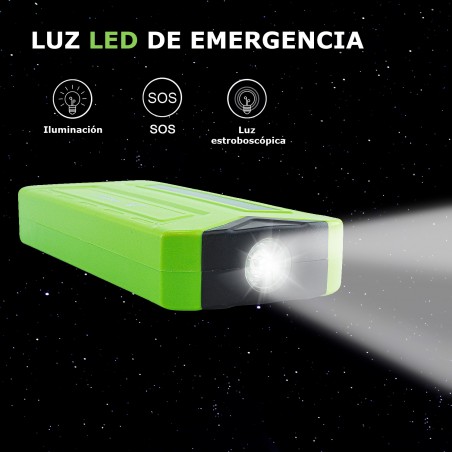 Arrancador de batería para coche 10000mAh 668570 Jump Starter y Power Bank