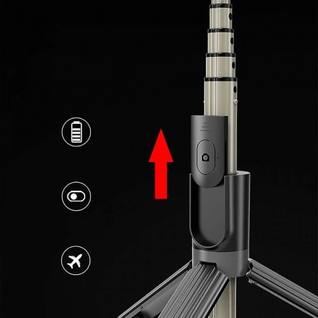 Selfie Stick Ring Light Led Ring 5" Trípode Plegable con Control Remoto 07