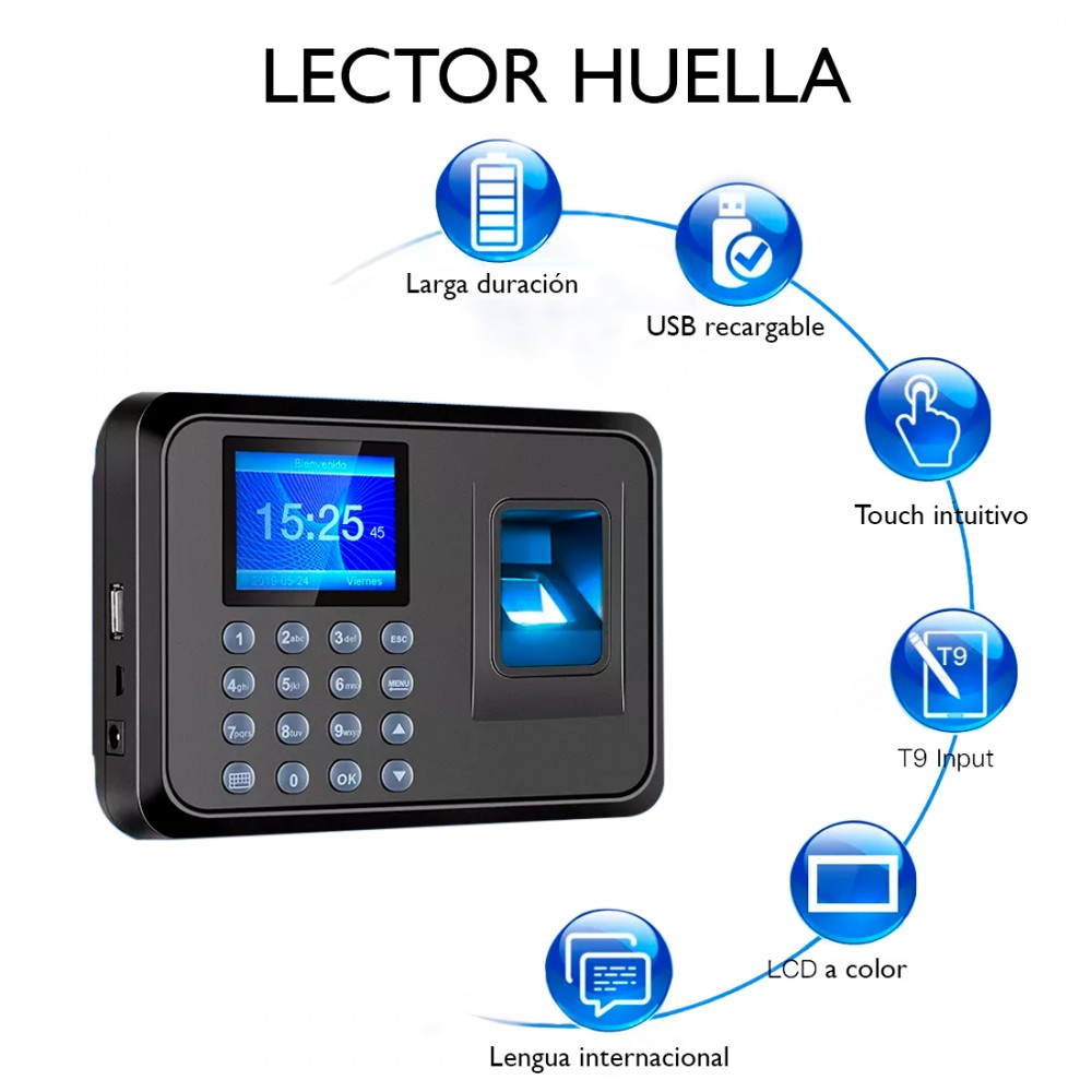 Monitor de tiempo y asistencia Timekeeper...