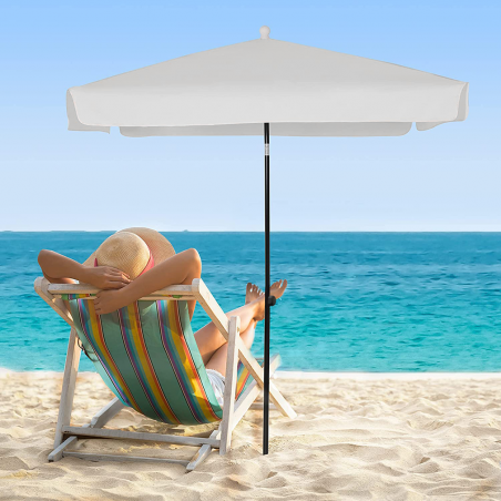 Sombrilla Rectangular para Mesa de Centro Easy Garden 4 Palos Basculantes