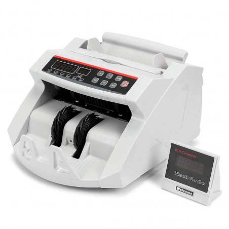 Contador de billetes profesional con detector de billetes falsos y pantalla LED