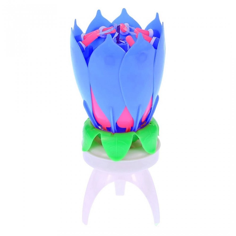 456910 Pack 4 velas musicales forma de Flor...