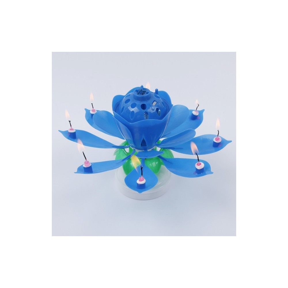 456910 Pack 4 velas musicales forma de Flor...