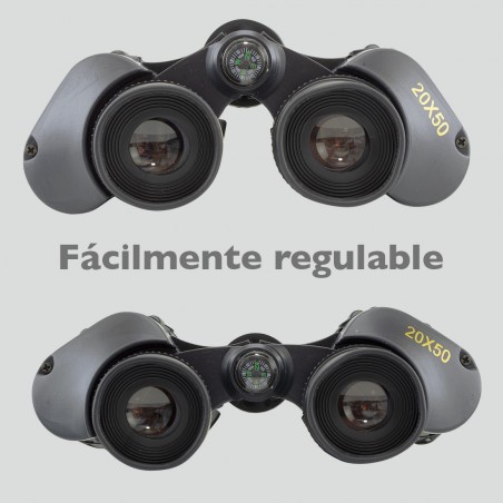 Prismáticos profesional 20x50 correa y bolsa para observación de aves en viajes