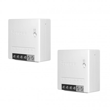 2 piezas Sonoff Mini R2 Aplicación de automatización del hogar inteligente
