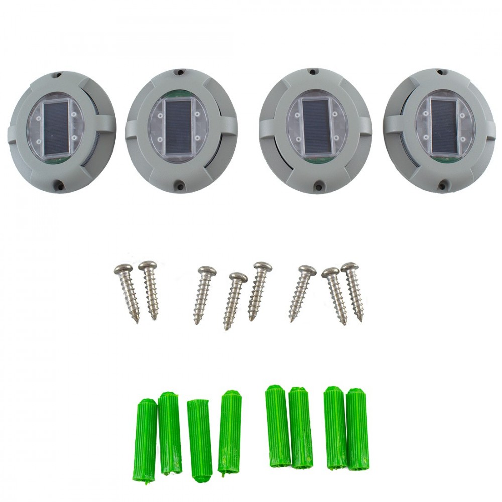 Set 4 unidades Focos LED IP67 para Exterior luz...