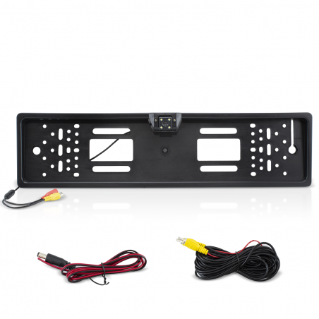 400463 Soporte de matrícula con cámara de 4 LED para cámara de marcha atrás