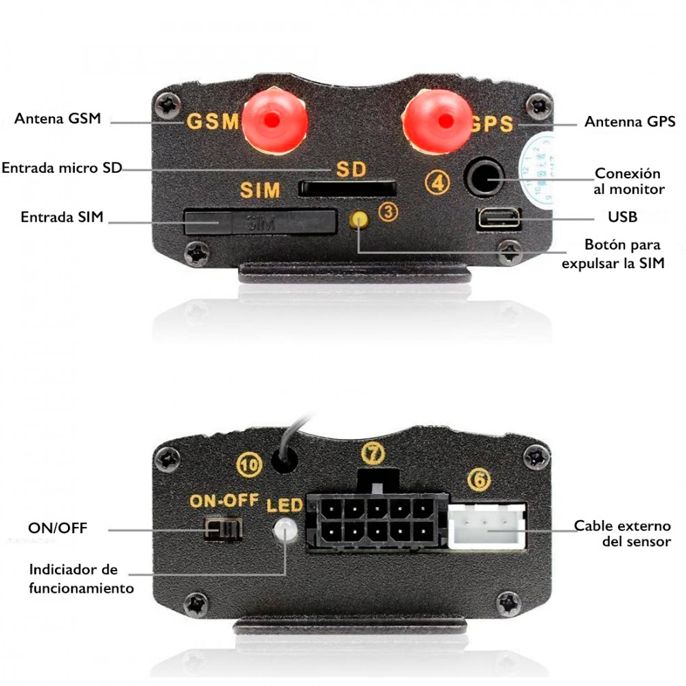 Localizador satelital GSM GPRS GPS Tracker...