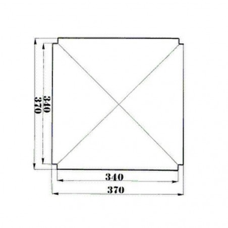 Kit 2 uds asiento repuesto Siegfried 998 en paja con esquinas 37x37cm