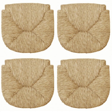 C2000 Set 4 pz Asiento repuesto inferior paja natural para silla Marocca 35x41cm