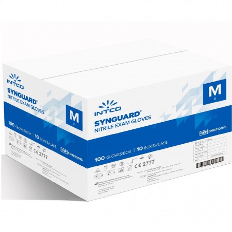 Set 1000pz Guante Desechable ITCO Synguard Nitrilo Calidad Premium Uso Sanitario
