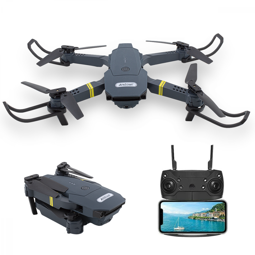 Drone plegable 1080P HD Mini Quadcopter con cámara Wifi y control remoto