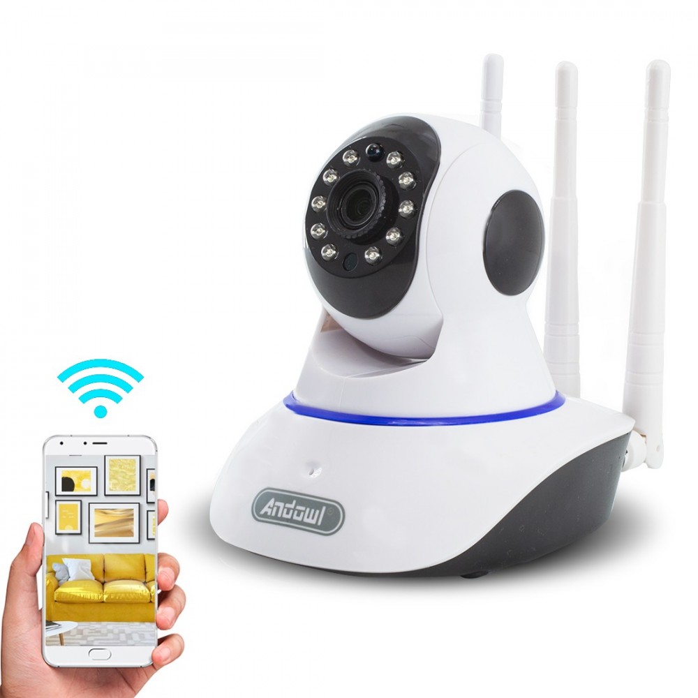 Camara De Seguridad HD Wifi Inalambrica Para Casa Interior Con Microfono y  Audio
