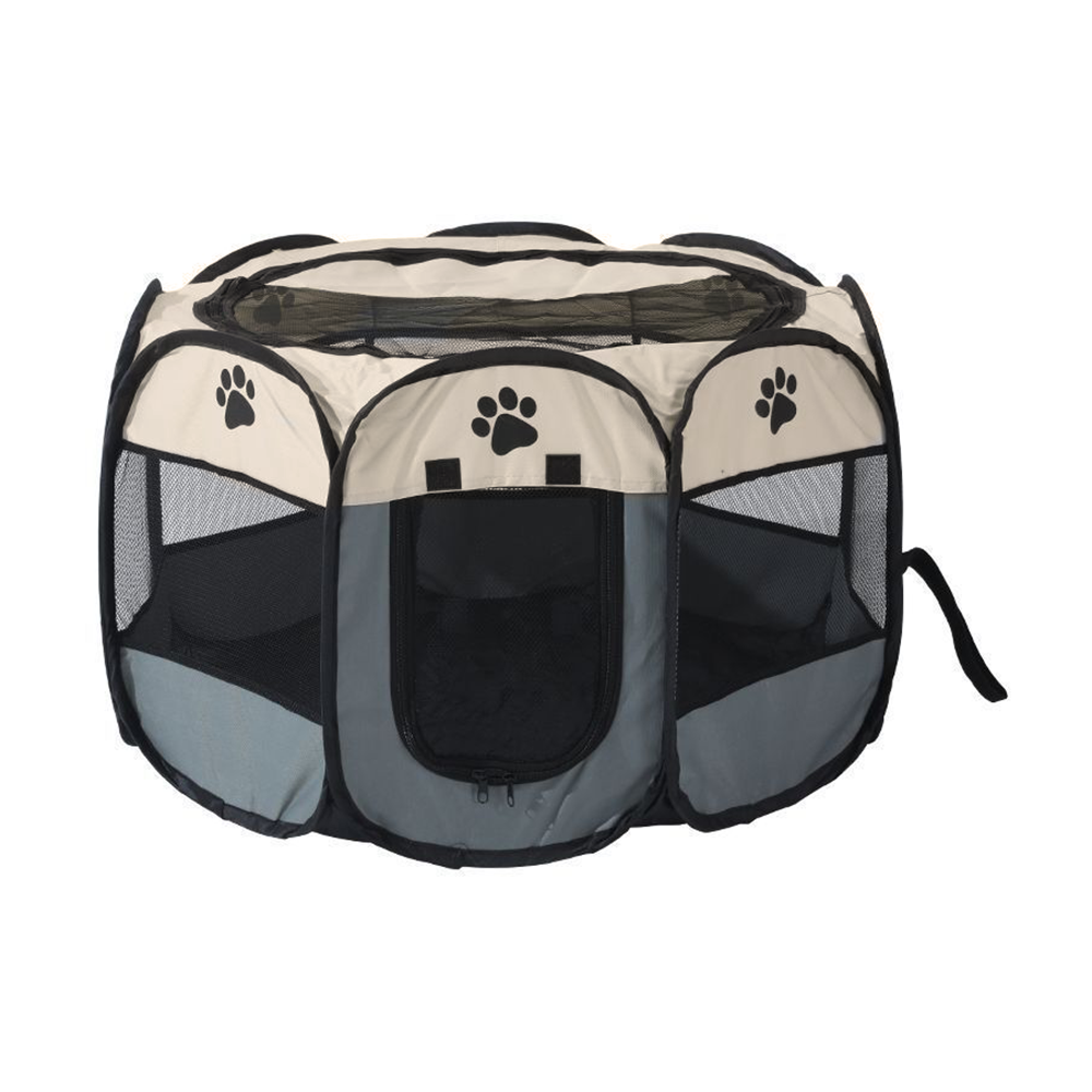 Tienda Box para perros recinto para animales pequeños Pop-Up Beige 65x65cm