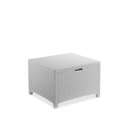 Conjunto de sofá 2 butacas y mesita Estilo Rattan VENEZIA salón de exterior