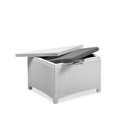 Conjunto de sofá 2 butacas y mesita Estilo Rattan VENEZIA salón de exterior