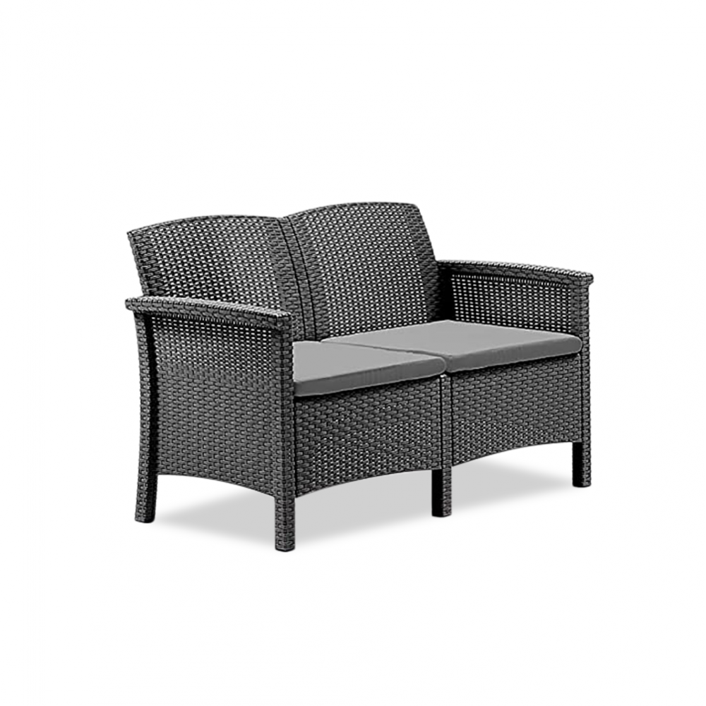 Conjunto de sofá 2 butacas y mesita Estilo...