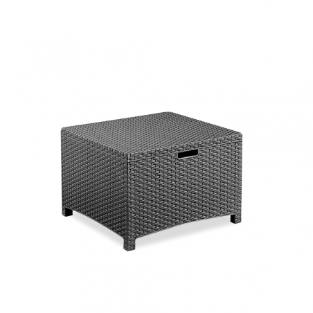 Conjunto de sofá 2 butacas y mesita Estilo Rattan VENEZIA salón de exterior