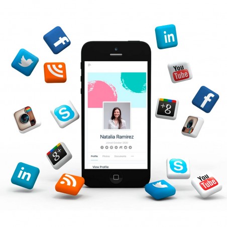 Tarjeta de presentación digital para compartir información desde el Smartphone