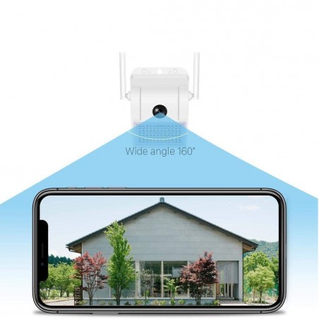 Cámara IP V380 3MP Audio bidireccional 1080P HD Vigilancia infrarroja