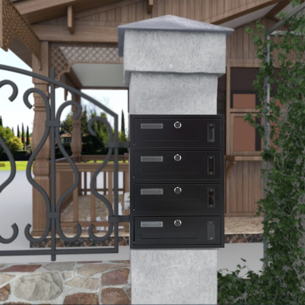 Buzón Condominio 4 plazas Iron Gray  783.C...