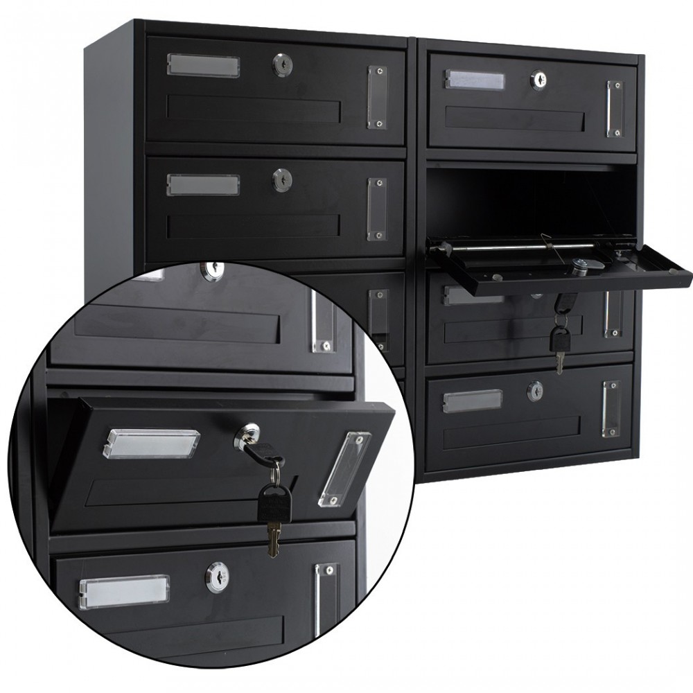 Buzón Condominio 8 plazas Iron Gray 783.D...