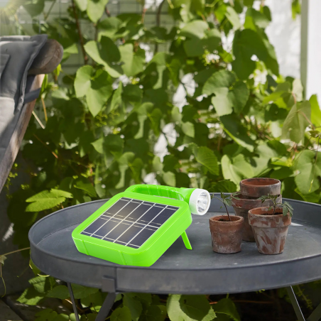 Lámpara de emergencia portátil con panel solar y bombilla LED cable USB