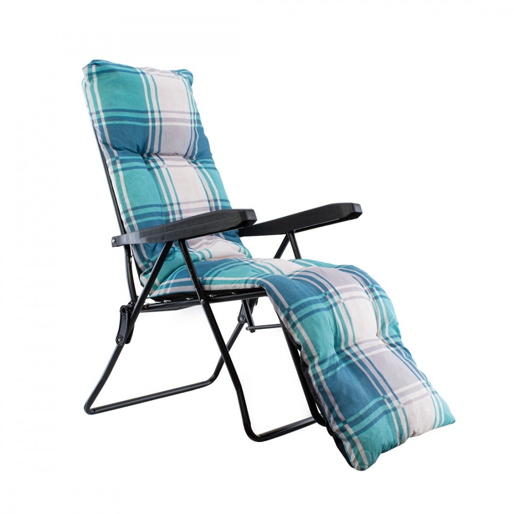 Tumbona plegable Sunny con respaldo acolchado...