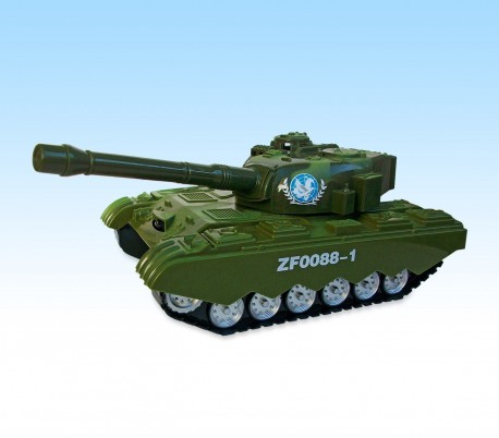 Tanque militar con luces sonidos y cañón para apuntar y disparar 373634