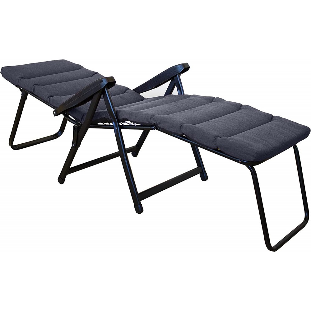 Tumbona plegable relax lounger Super Bomber respaldo reclinable con cojín