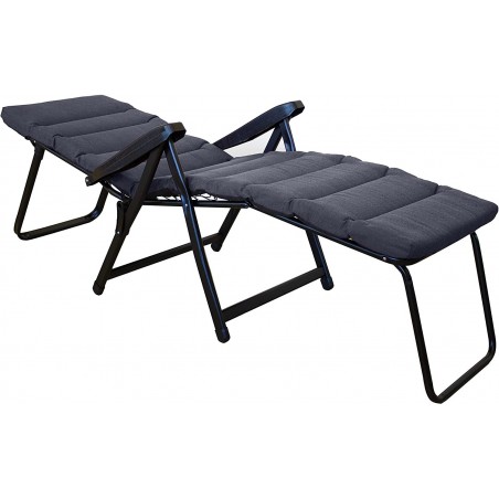Tumbona plegable relax lounger Super Bomber respaldo reclinable con cojín