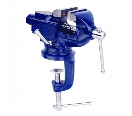 Tornillo de banco giratorio, mordaza 61x13 yunque  