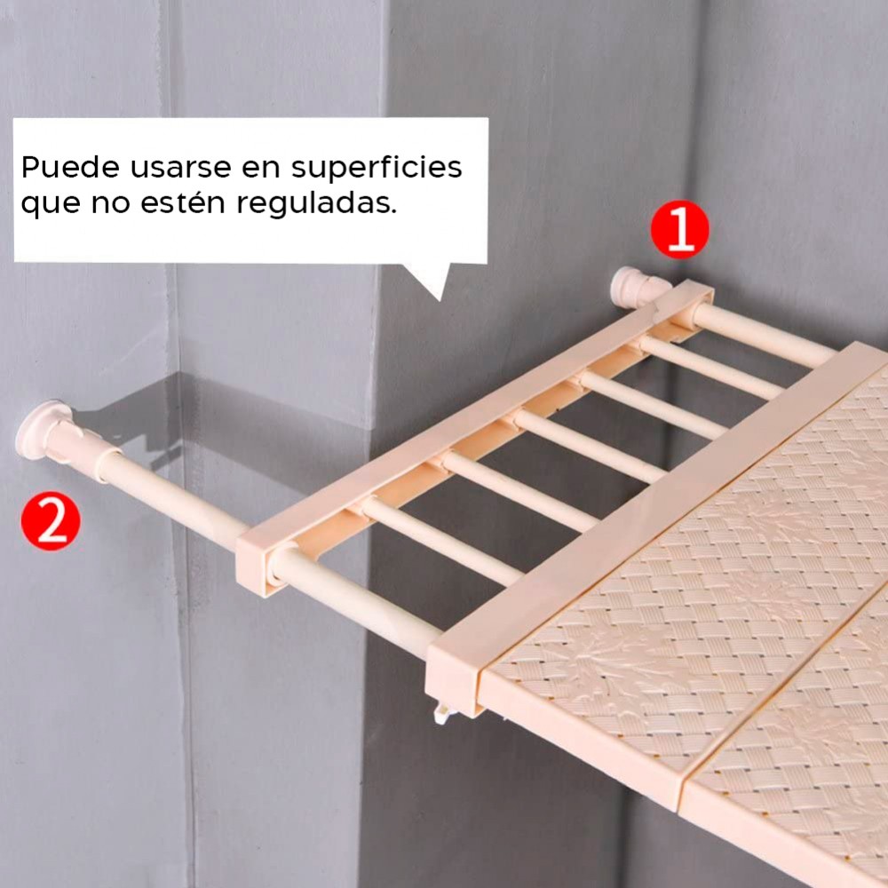 Estante extensible para armarios 35x45cm...