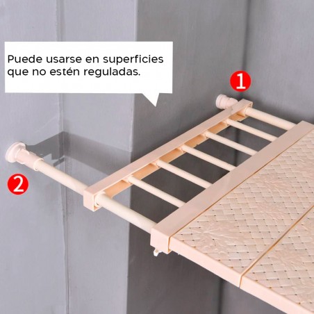Estante extensible para armarios 35x45cm estante telescópico para muebles
