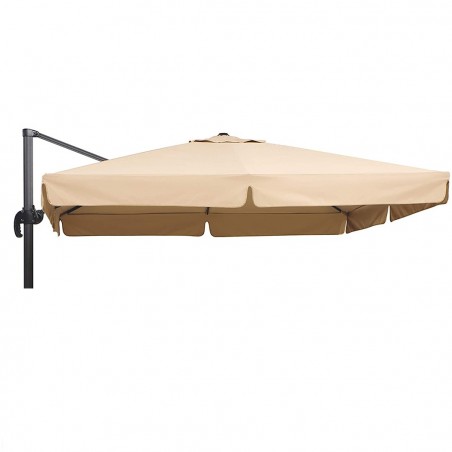 13939 Toldo repuesto para sombrilla Venezia descentralizado 3x3mt Anti-UV Crudo