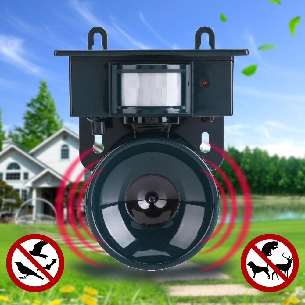 Sonido sónico y repelente visual para aves con...