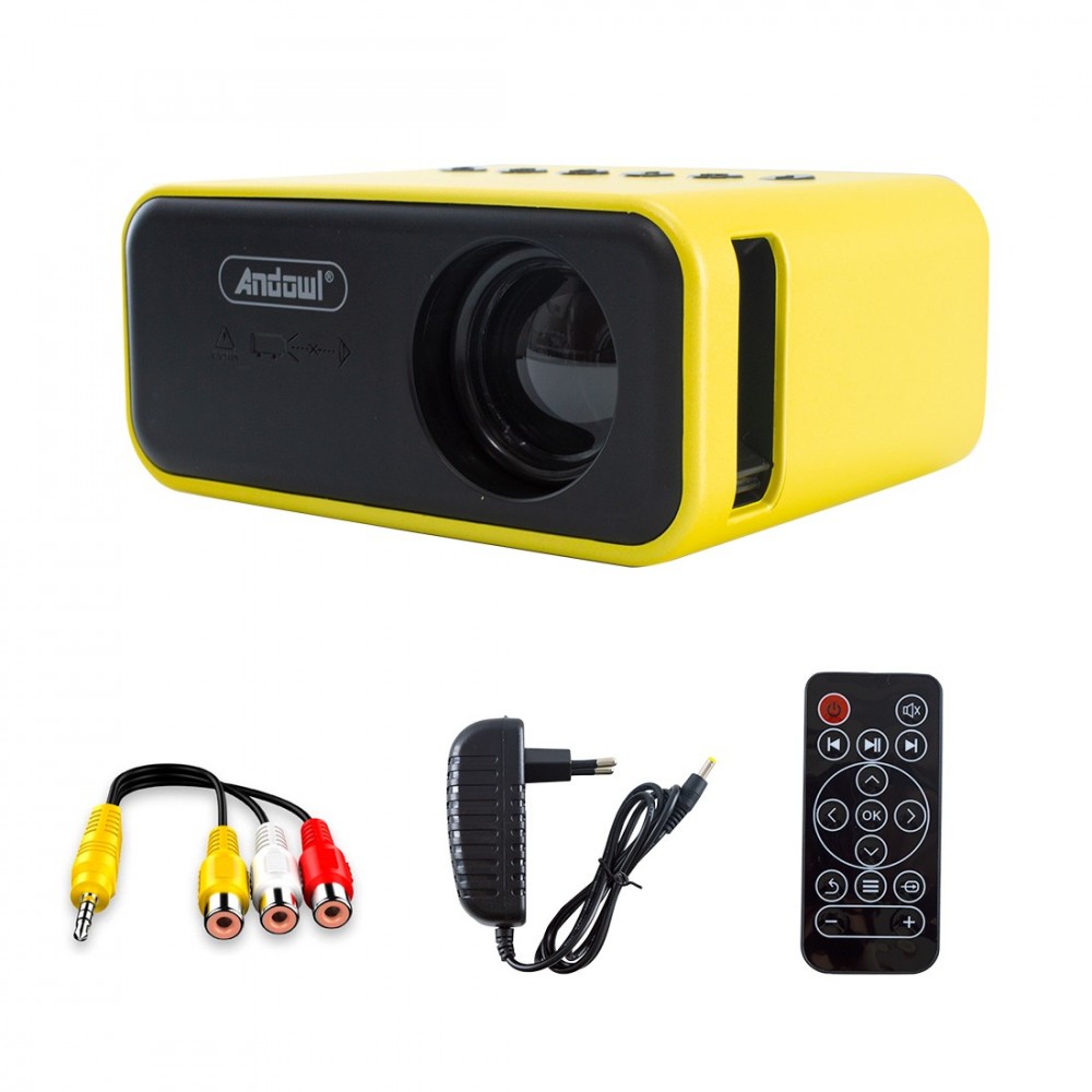 Mini proyector LED Ultra HD 1080P para teléfono...