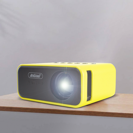 Mini proyector LED Ultra HD 1080P para teléfono smartphone con control remoto