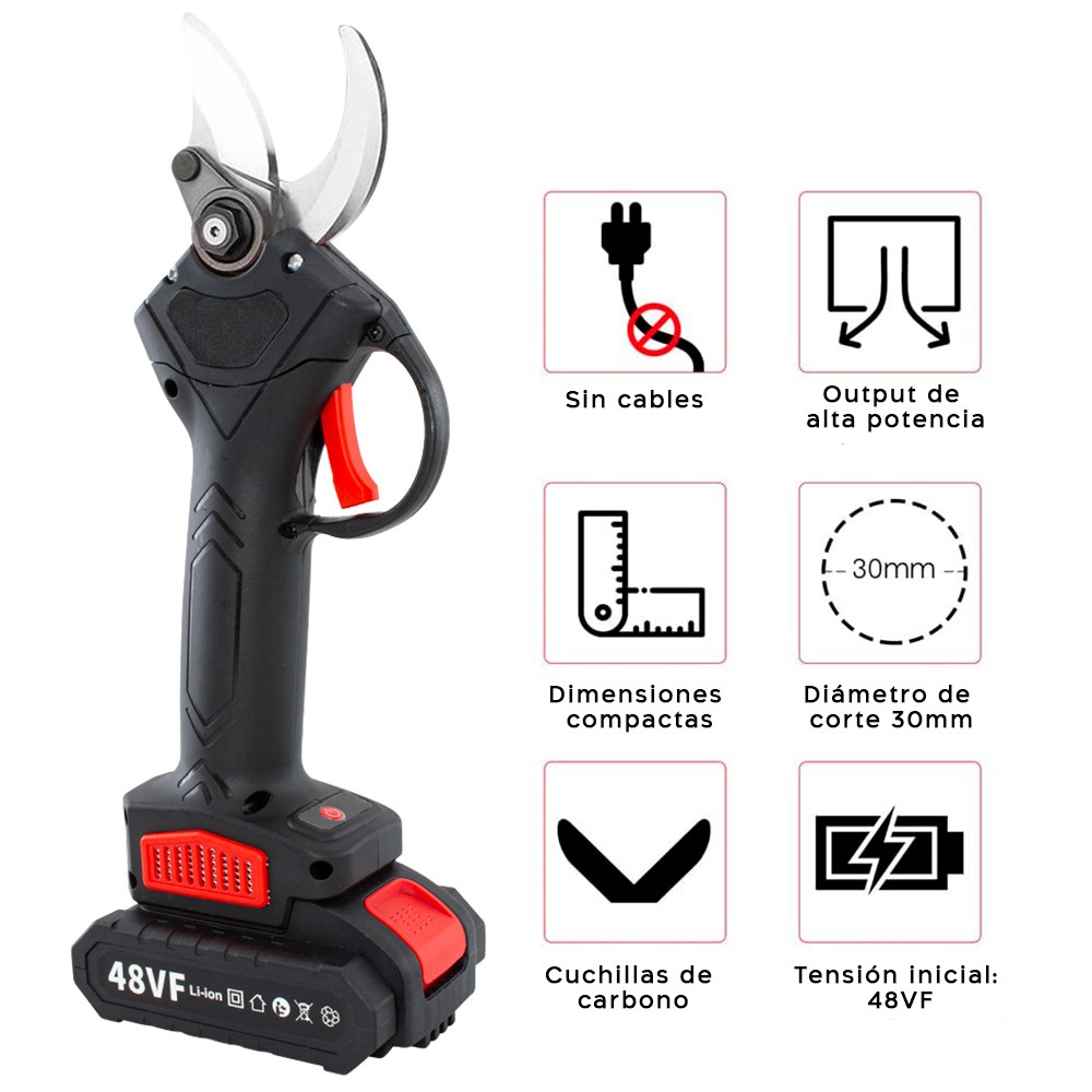 Tijeras eléctricas profesionales para podar las...