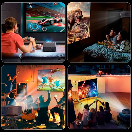 Proyector de video portátil HD de alta definición 1080P HDMI Media Player