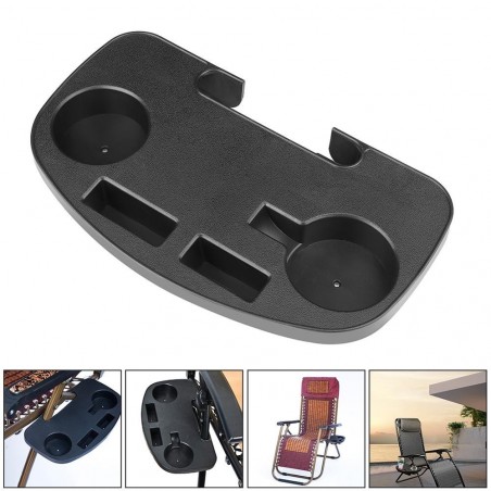 Bandeja para silla con compartimentos 37x23x4cm bandeja organizador reposabrazos