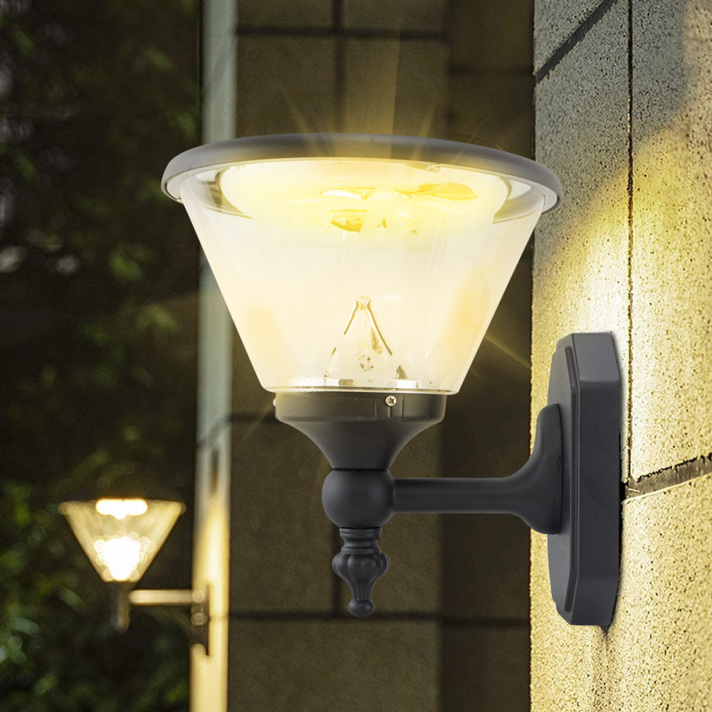 Lámpara de pared LED para exterior 5W con panel...