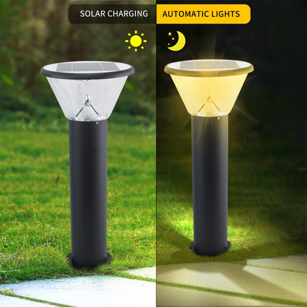 Lámpara de exterior LED 5W con panel solar...